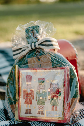 Nutcracker Cutting Board & Napkin Set