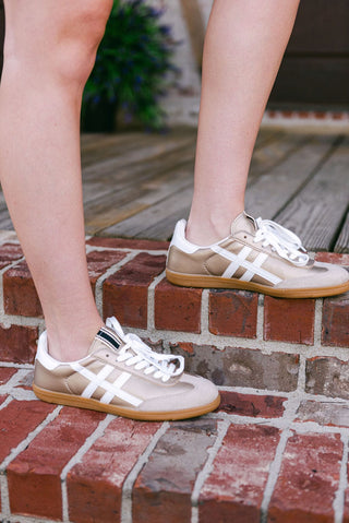 Gold Dakkah Lace Up Sneaker
