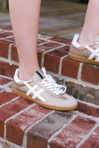 Gold Dakkah Lace Up Sneaker