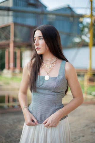 Brown Bow Back Top | Select Trends Boutique