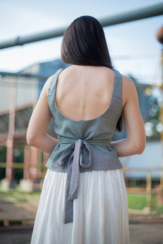 Brown Bow Back Top | Select Trends Boutique