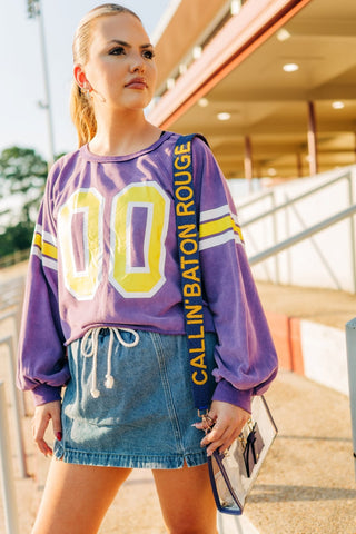 Callin' Baton Rouge Beaded Bag Strap