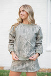 Camo Crewneck Sweatshirt - Select Trends Boutique
