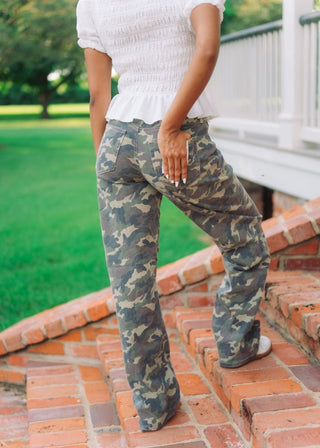 Camo Slung Baggy Jeans | Select Trends Boutique
