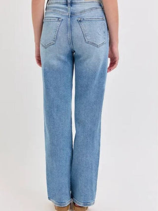 Cello High Rise Medium Wash Dad Jean | Select Trends Boutique