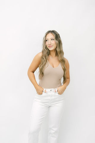 Cello White High Rise Straight Jeans - Select Trends Boutique