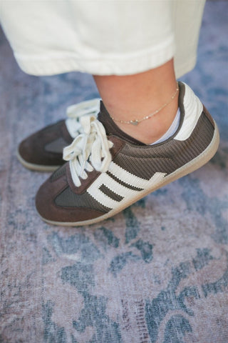 Chinese Laundry Brown Suede Sneakers | Select Trends Boutique