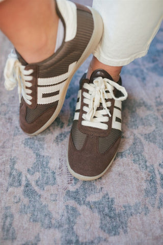 Chinese Laundry Brown Suede Sneakers | Select Trends Boutique