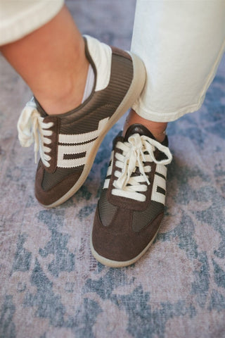 Chinese Laundry Brown Suede Sneakers | Select Trends Boutique
