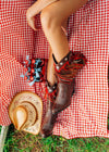 Chocolate Brown Fringe Cowgirl Boots
