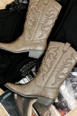 Chocolate Cowgirl Kickin' Boots | Select Trends Boutique