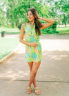 Ciebon Yellow Tropical Romper