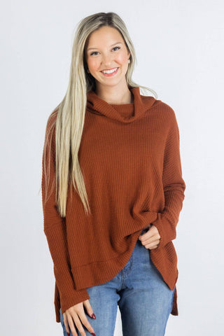 Cinnamon Dolman Sleeve Tunic