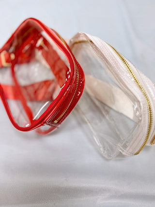 Clear Red Fanny Pack | Select Trends Boutique