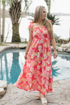Coral Salem Kiwi Bloom Dress