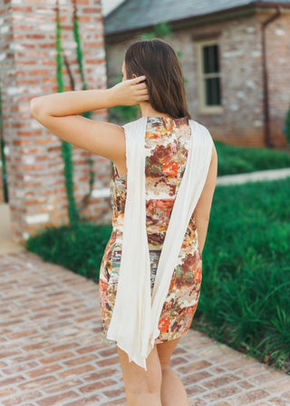 Cottage Garden Braided Drape Mini Dress | Select Trends Boutique
