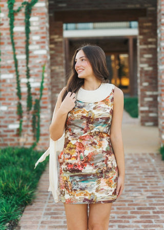 Cottage Garden Braided Drape Mini Dress | Select Trends Boutique
