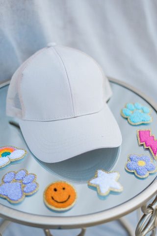 Cream Basic Trucker Cap | Select Trends Boutique