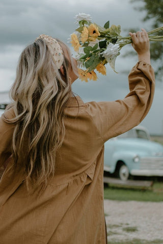 Cream Gem Headband | Select Trends Boutique