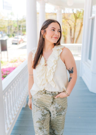 Blush Pink Floral Puff Sleeve Blouse | Select Trends Boutique