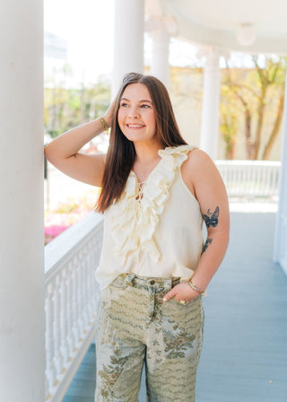 Blush Pink Floral Puff Sleeve Blouse | Select Trends Boutique