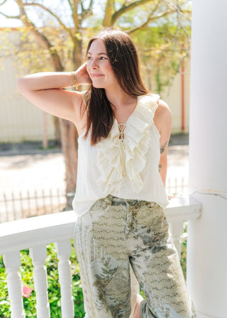 Blush Pink Floral Puff Sleeve Blouse | Select Trends Boutique