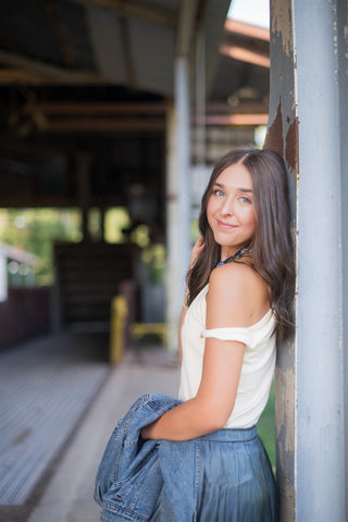 Cream Twist Draped Shoulder Top