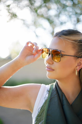 Dallas Yellow Sunglasses by DAX | Select Trends Boutique