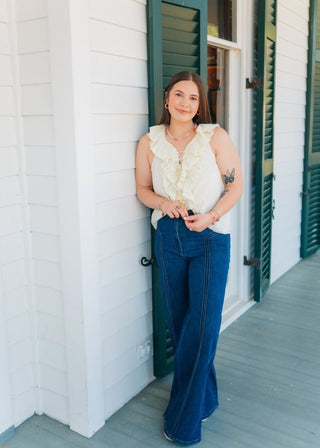 Blush Pink Floral Puff Sleeve Blouse | Select Trends Boutique
