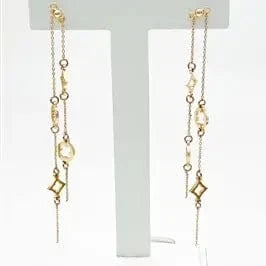 Gold Chain Drop Earrings
