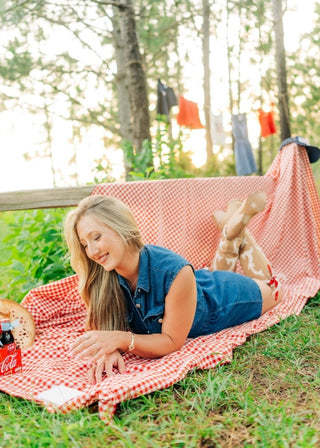 Denim Button Down Romper | Select Trends Boutique