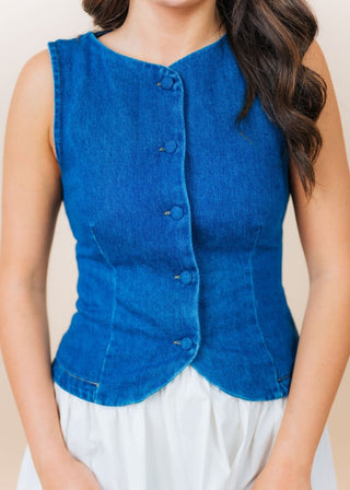 Denim Pleated Hem Mini Dress | Select Trends Boutique
