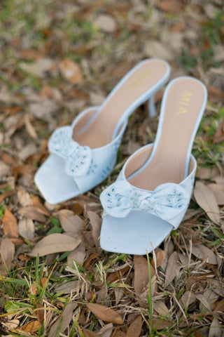 Elyzza Baby Blue Kitten Heels - Select Trends Boutique