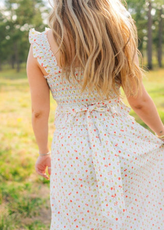 Floral Smocked Maxi Skirt Set - Select Trends Boutique