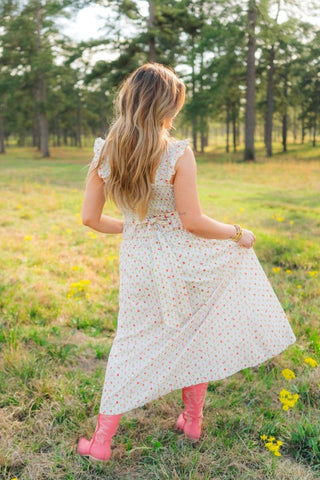 Floral Smocked Maxi Skirt Set - Select Trends Boutique