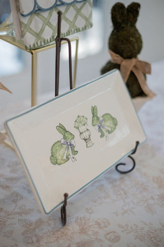 Francesca Bunny Rectangle Platter | Select Trends Boutique