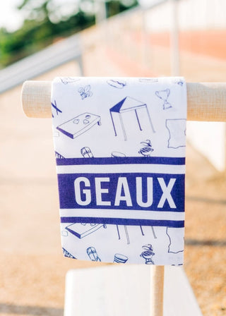 Geaux Purple Tailgate Hand Towel - Select Trends Boutique