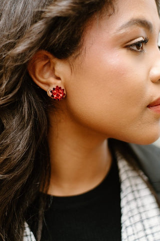 Gift Bow Stud Earrings | Select Trends Boutique