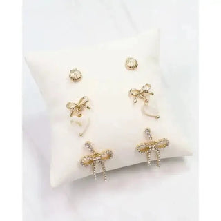 Gold Beth Earring Set - Select Trends Boutique