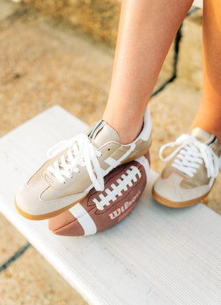 Gold Dakkah Lace Up Sneaker