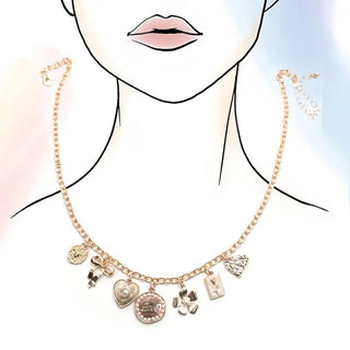 Gold Flower Charm Necklace | Select Trends Boutique