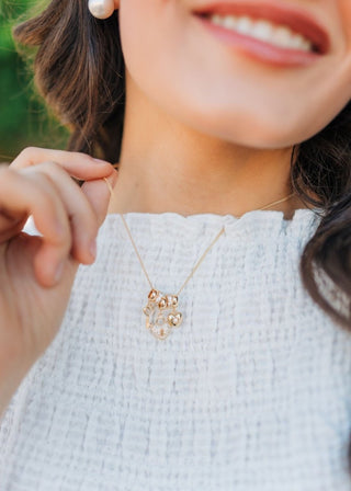 Blush Pink Floral Puff Sleeve Blouse | Select Trends Boutique