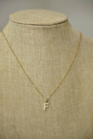 Gold Initial Dainty Necklace - Select Trends Boutique