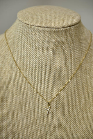 Gold Initial Dainty Necklace - Select Trends Boutique