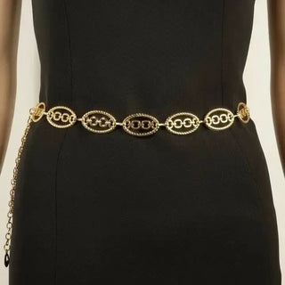 Gold Rope Detailed Chain Belt | Select Trends Boutique