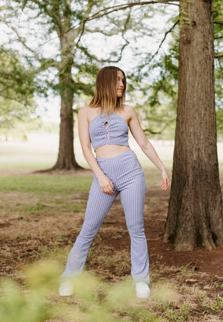 Grape Set Halter Crop Top | Select Trends Boutique