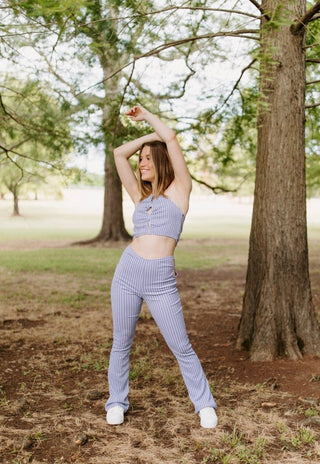 Grape Set High Waisted Pants | Select Trends Boutique