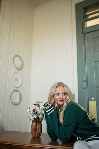 Green Bow Front Cardigan | Select Trends Boutique