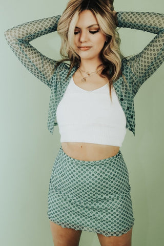 Green With Envy Set Skirt | Select Trends Boutique