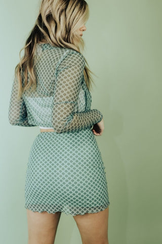 Green With Envy Set Skirt | Select Trends Boutique